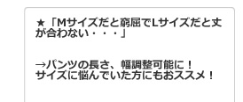 長さ、幅　調整可能